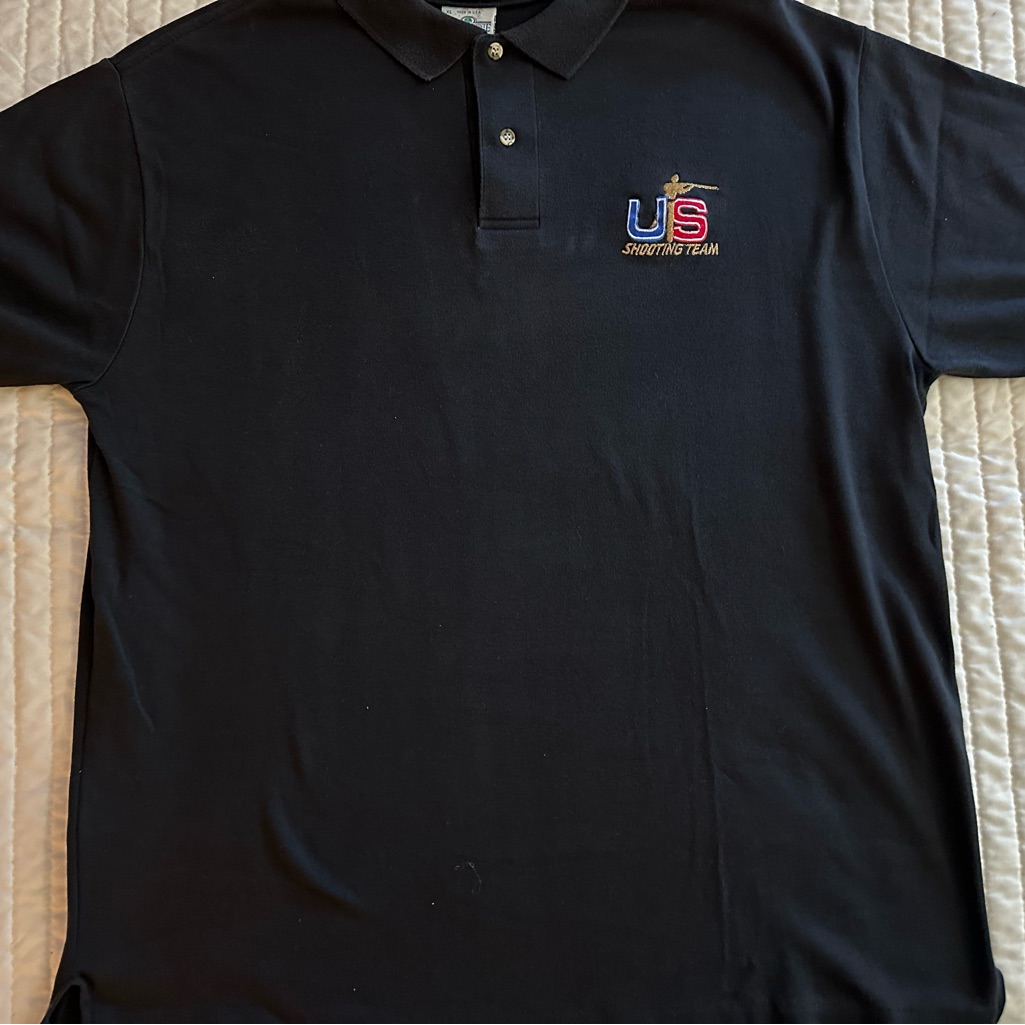 Vintage 1990s Us Shooting Team Polo Shirt